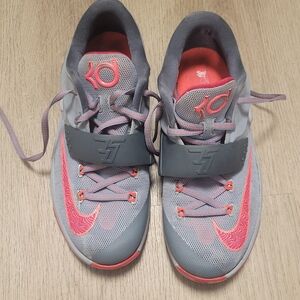 Youth Nike KD VII "Calm Before the Storm" 7 Grey Punch 669942-001 GS Sz 5.5Y